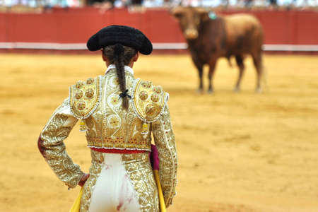 woman bullfighter in spainのeditorial素材