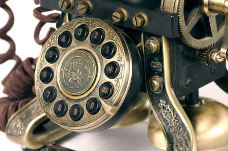 Detail of old phone where you see the telephone keypad and the number  Visit my portfolio for more...
