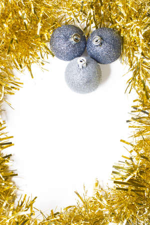 Gold and silver Christmas background to insert textの写真素材