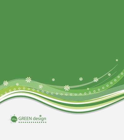 Abstract Green Background のイラスト素材