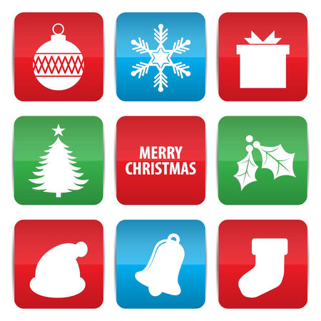 Christmas Icons vector illustration  のイラスト素材