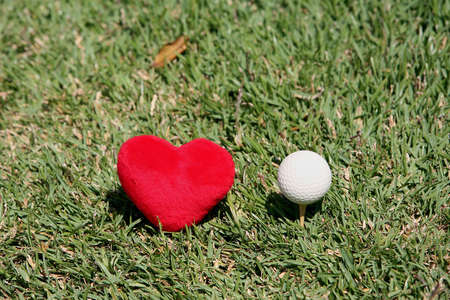 i love golfの写真素材