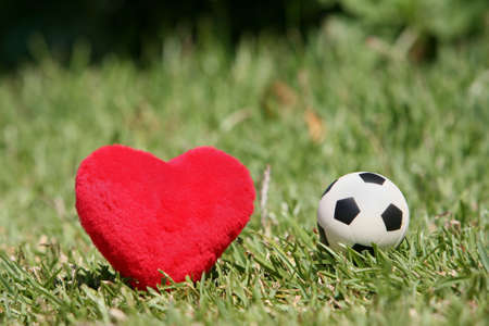 i love soccerの写真素材