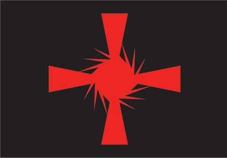 background with triangle and starのイラスト素材