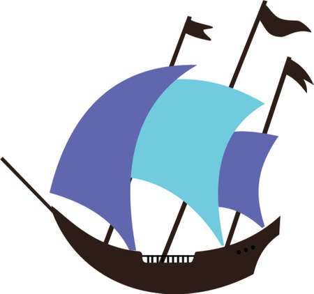 ancient boatのイラスト素材