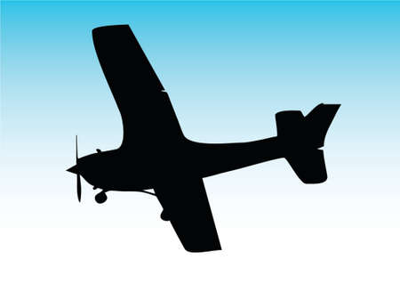 illustration of a biplane aircraftのイラスト素材