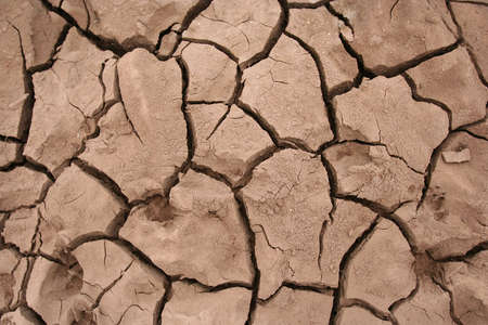 photo of a ground pattern with big cracks
