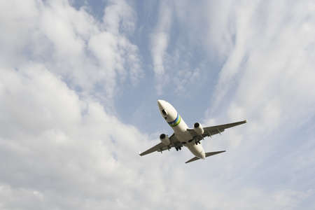 airplane preparing to landing