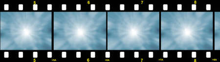 illustration of a film strip with gradientの写真素材