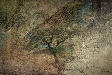abstract background with a treeの写真素材