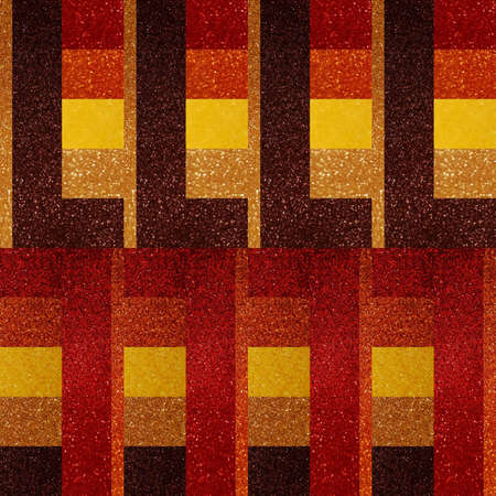 abstract design with foamy cuts in yellow, orange and brown colors, background and texture