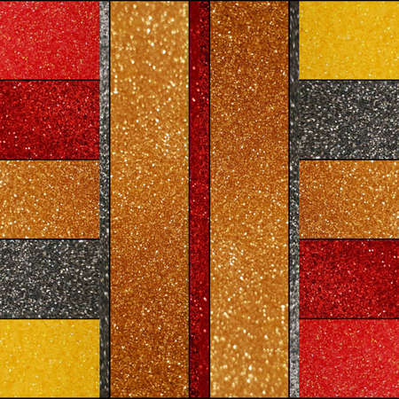 abstract design with red, yellow, brown and gray colors, background and texture