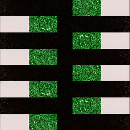 abstract design with green, black and white colors, background and textureの写真素材