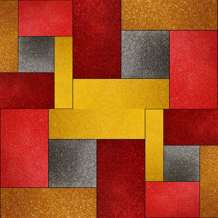 abstract design with red, yellow, brown and gray colors, background and texture