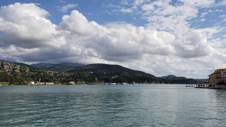 Tropical landscape on the island of Kefalonia, Greece in autumn seasonの写真素材