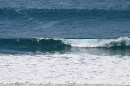waves of the sea of â€‹â€‹Acapulco in the diamond zone on a calm day