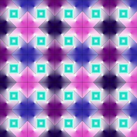 geometric pattern illustration for decoration in gradient colors, background and texture