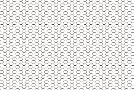 Abstract background from white convex hexagons.