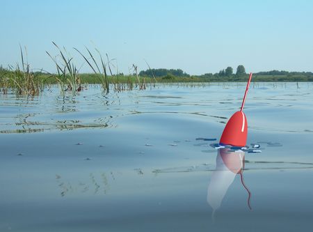 The fishing float shown in the picture.         の写真素材