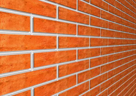 Brick wall is shown in the picture.の写真素材