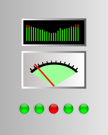 Controls are shown in the picture.のイラスト素材