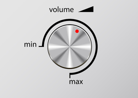Volume Control of recording device is shown in the image.のイラスト素材