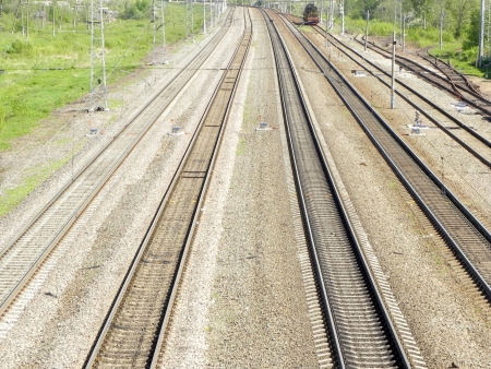 Several tracks are shown in the image.                         の写真素材
