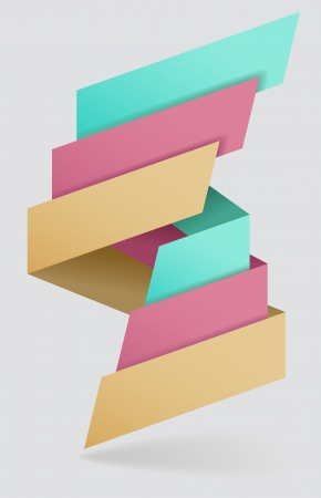 Banner as stripe.のイラスト素材