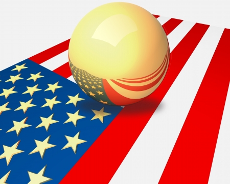 U.S.flag is shown in the image.の写真素材