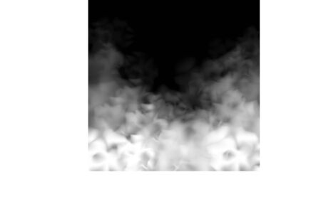 White fog or smoke on dark copy space background. Vector illustrationのイラスト素材