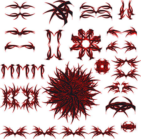 Red Tribals のイラスト素材