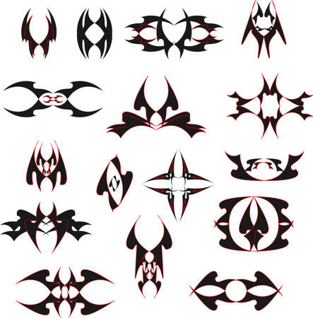 Logos Tribal のイラスト素材