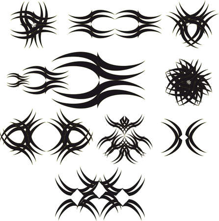 Tribals Set のイラスト素材