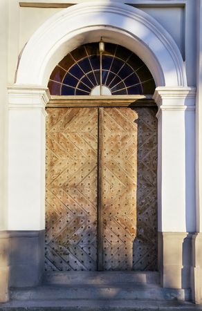 Vintage Church doorのeditorial素材