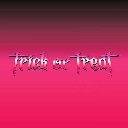 Trick or Treat Text Banner. Text isolated. Halloween. Vector illustration.のイラスト素材