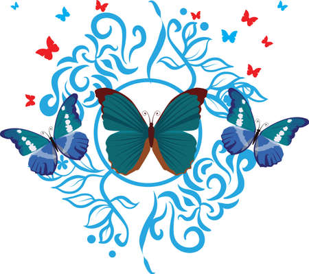 That Silhouette butterfly collection for your designのイラスト素材