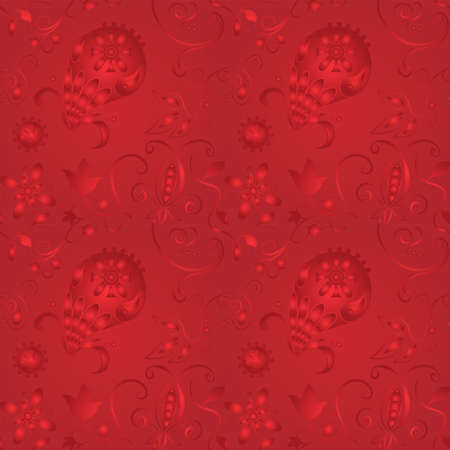Seamless paisley pattern for your background designのイラスト素材