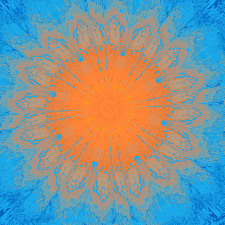 Seamless abstract kaleidoscopic pattern for stylish designの写真素材