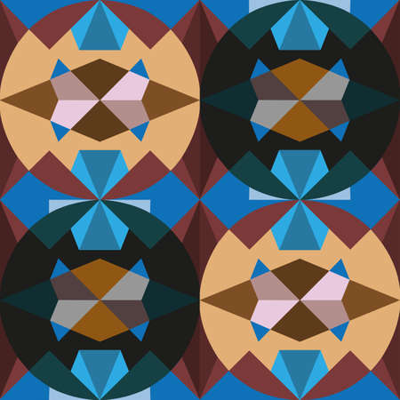 Marrakesh medallion arabic bright seamless pattern