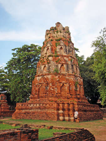 Ayutthaya historical parkの写真素材