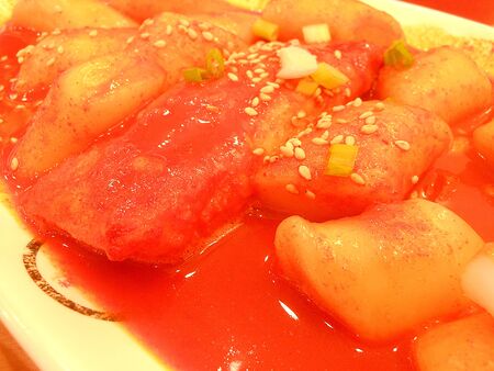Tteokbokki, Korean spicy foodの写真素材