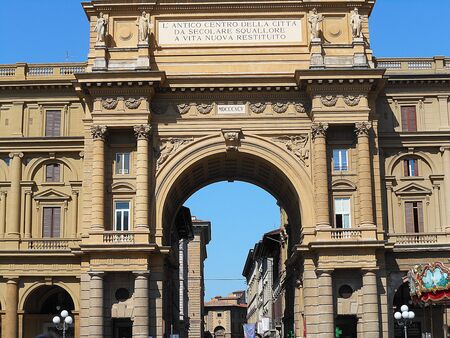 Piazzale della Repubblicaのeditorial素材