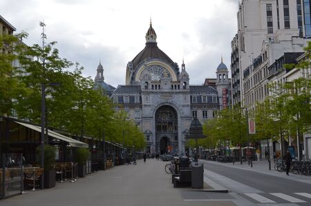 Antwerpen-Centraal railway stationのeditorial素材