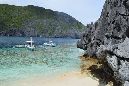 Beautiful beach in El Nido, the Philippinesのeditorial素材