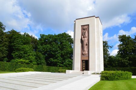 Luxembourg American cemeteryのeditorial素材