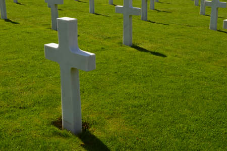 Luxembourg American Cemetereyの写真素材