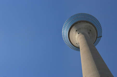 Rhine tower in Dusseldorfの写真素材