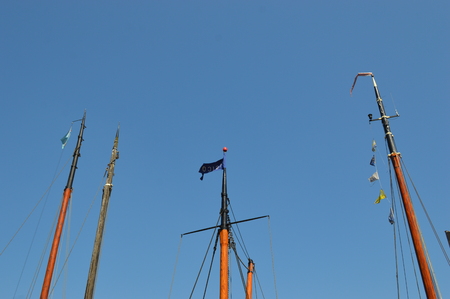 Mast of boat