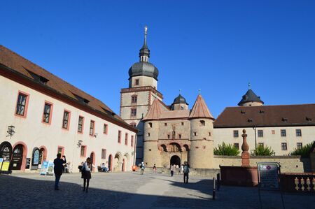 Festung Marienberg in WÃ¼rzburgのeditorial素材