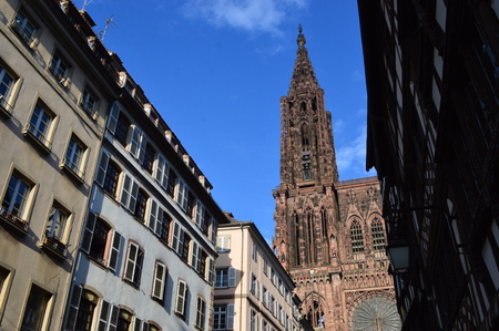 Cathédrale Notre-Dame de Strasbourgの写真素材